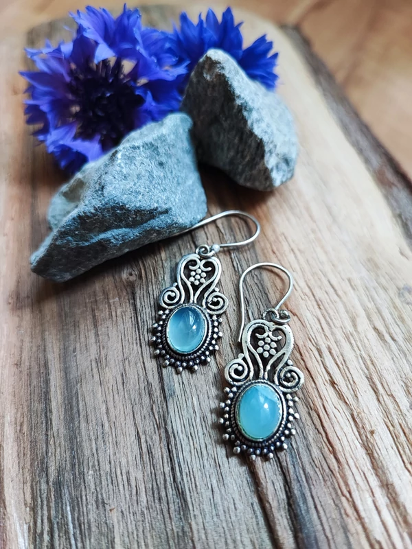 Indiai fülbevaló - aura