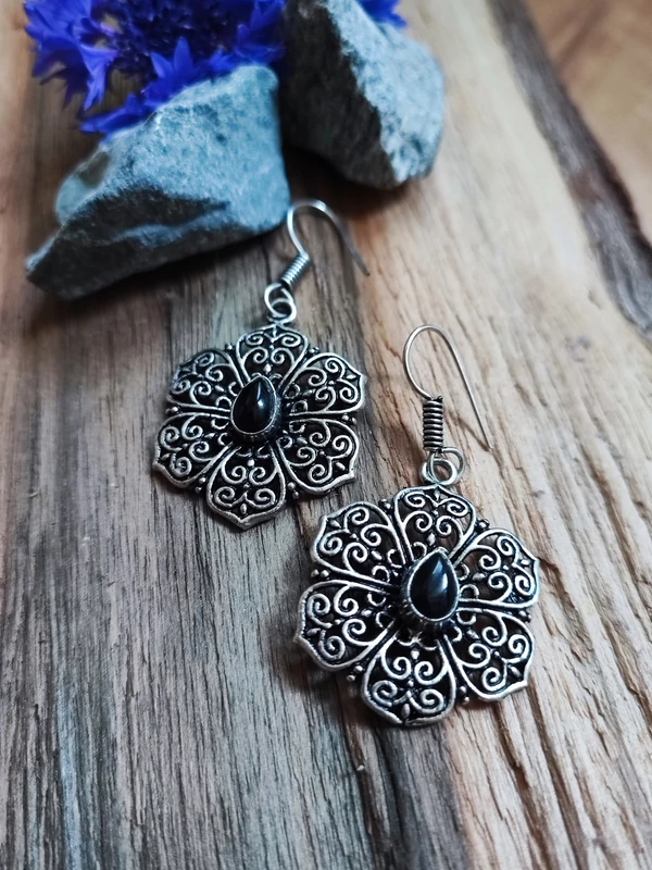 Indiai fülbevaló - flower