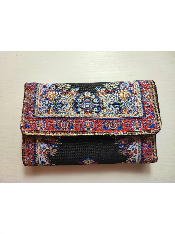 Közepes méretű török pénztárca - fehér, piros, fekete