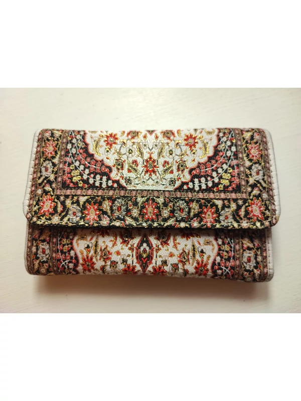 Közepes méretű török pénztárca - fehér, piros, fekete