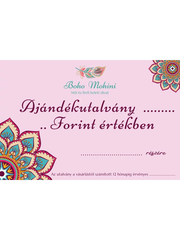 Ajándékutalvány 