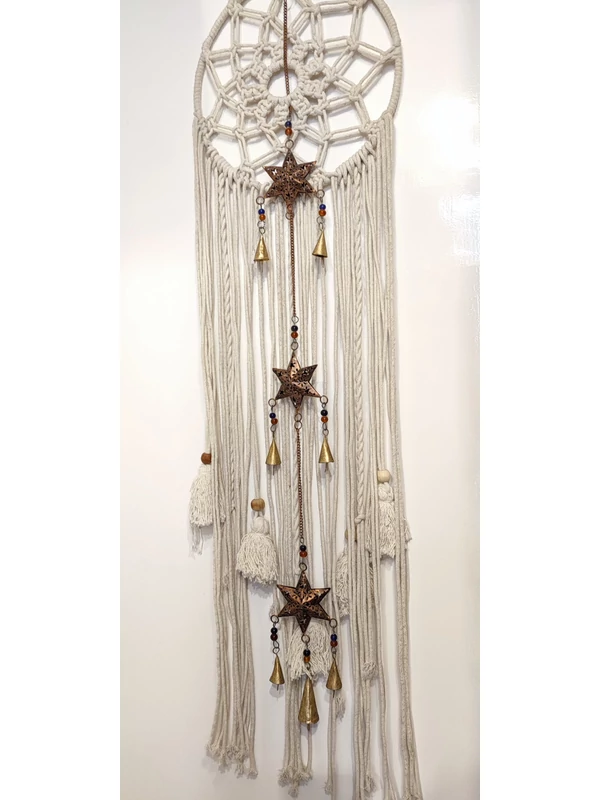 Csillagos szélcsengő - bronz