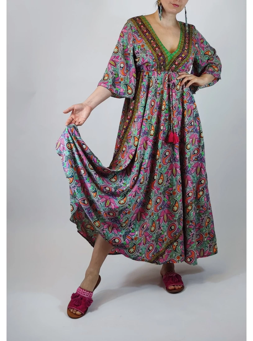 Indiai maxi ruha - bohemian chandrika