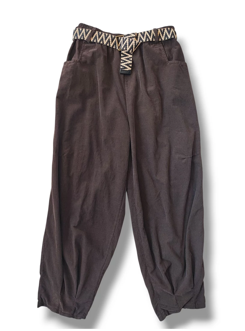 Mikrokord nadrág - barna