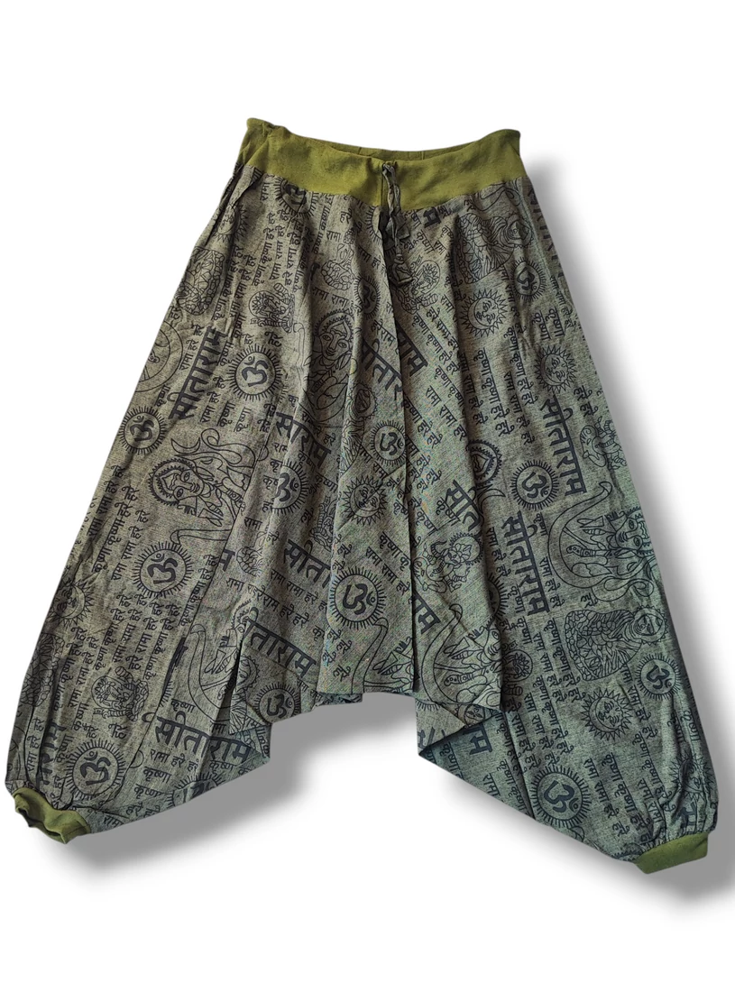 Mantrás unisex aladdin nadrág - khaki