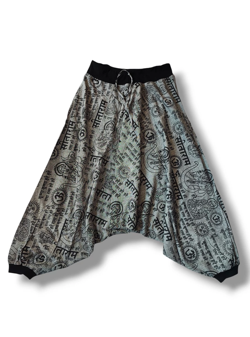 Mantrás unisex aladdin nadrág - szürke