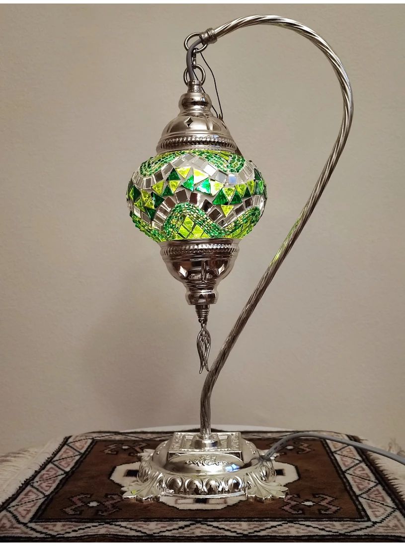 Török mozaik lámpa "swan" - ezüst, N.o.1.