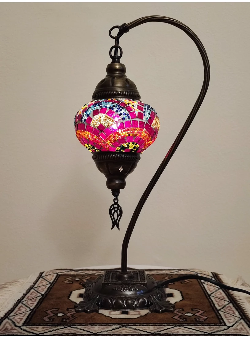 Török mozaik lámpa "swan" - bronz, N.o.1.