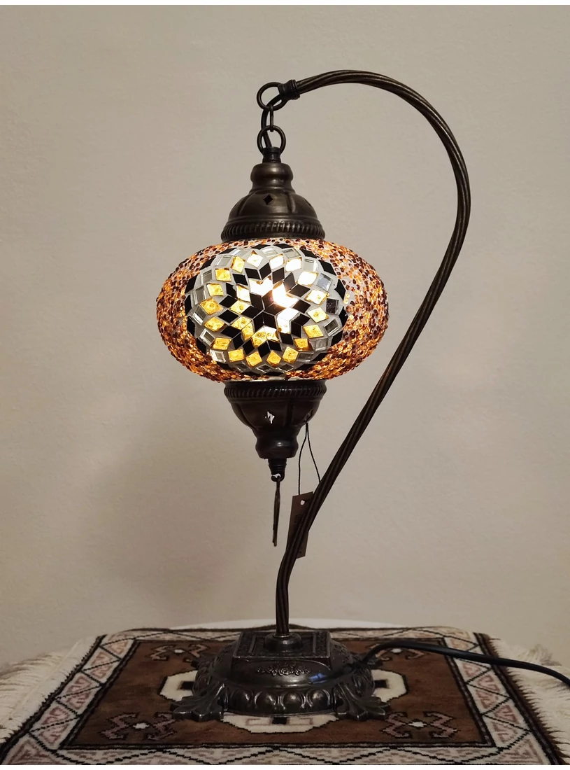 Török mozaik lámpa "swan" - nagy, bronz No.3.