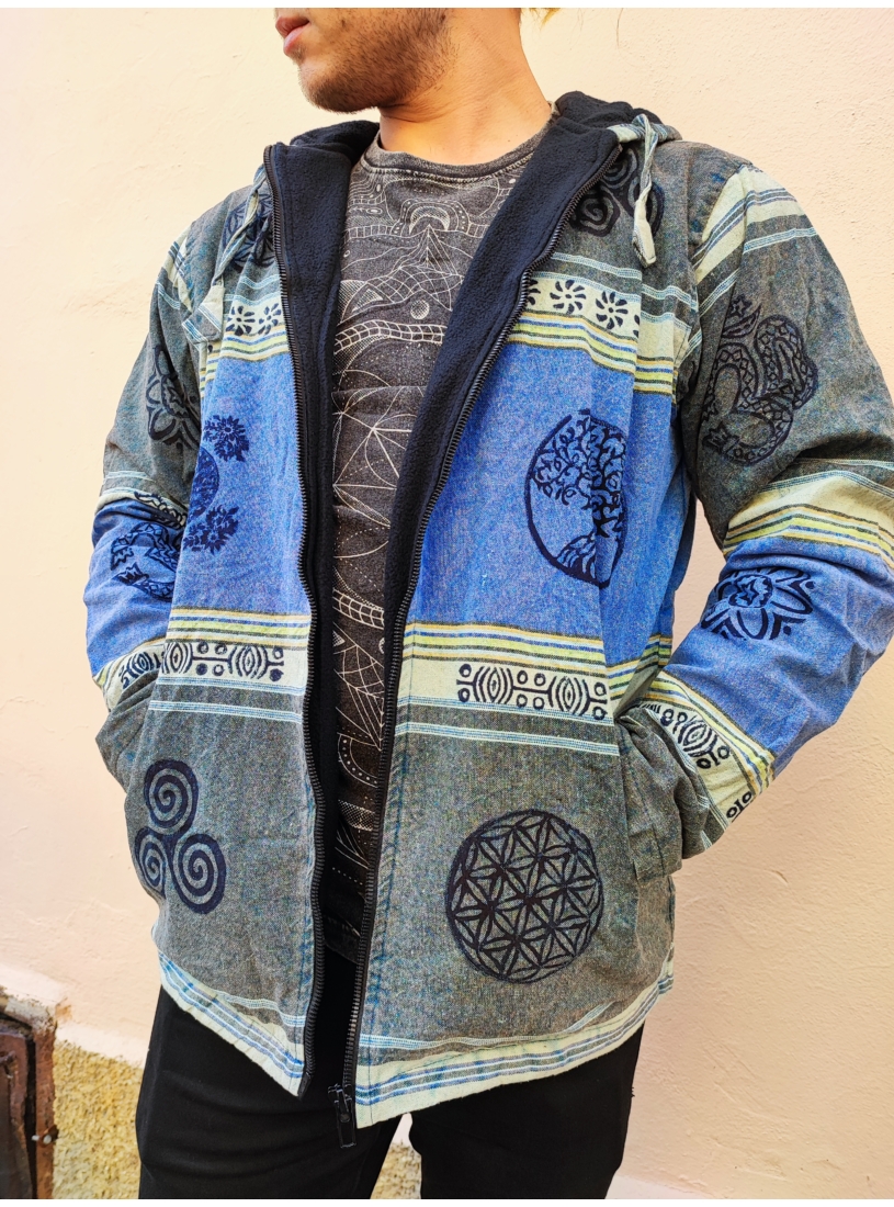 Nepáli kabát - kék