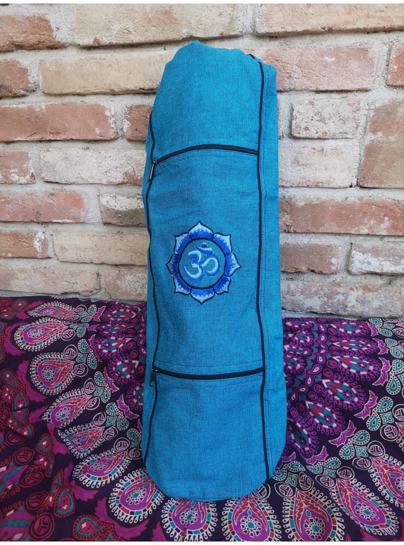 Yoga matrac tartó - türkiz, kék om - os