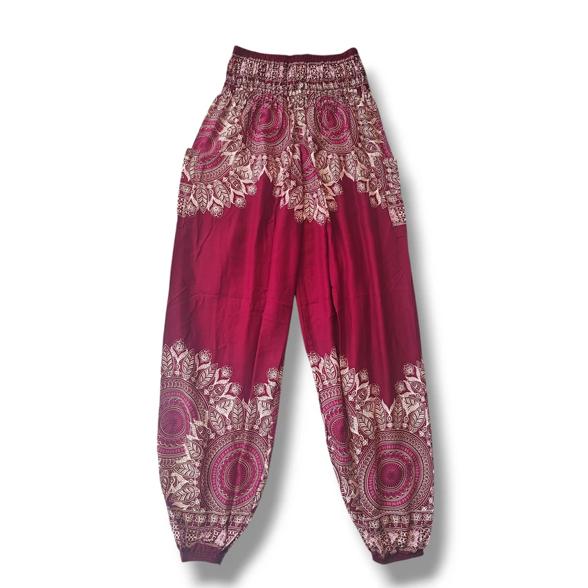 Jázmin nadrág - meggy és fehér