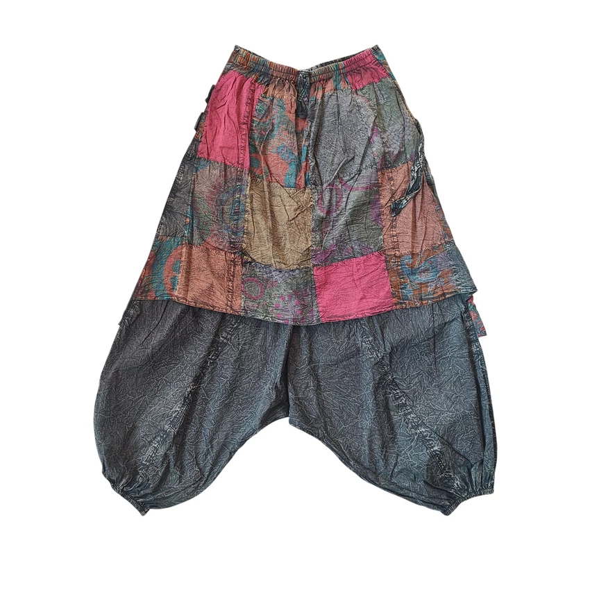 Aladdin nadrág - om - s - szürke és bordó