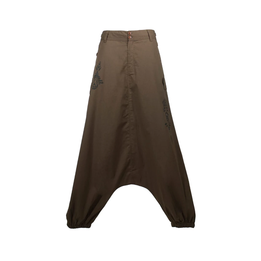 Aladdin nadrág - szürkésbarna, non figurativ mintával 