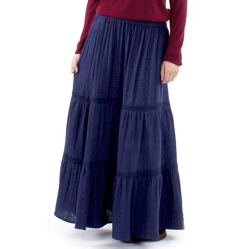 Madeiras maxi szoknya - navy blue 