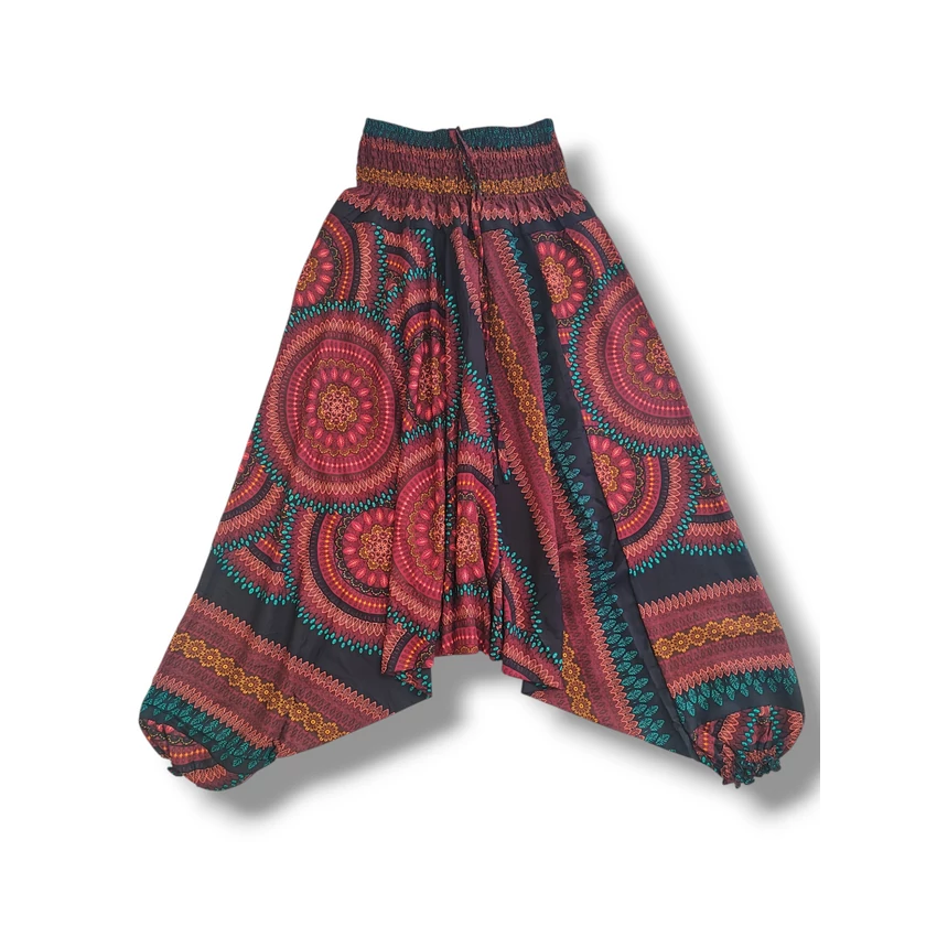 Aladdin nadrág - bordó mandalás