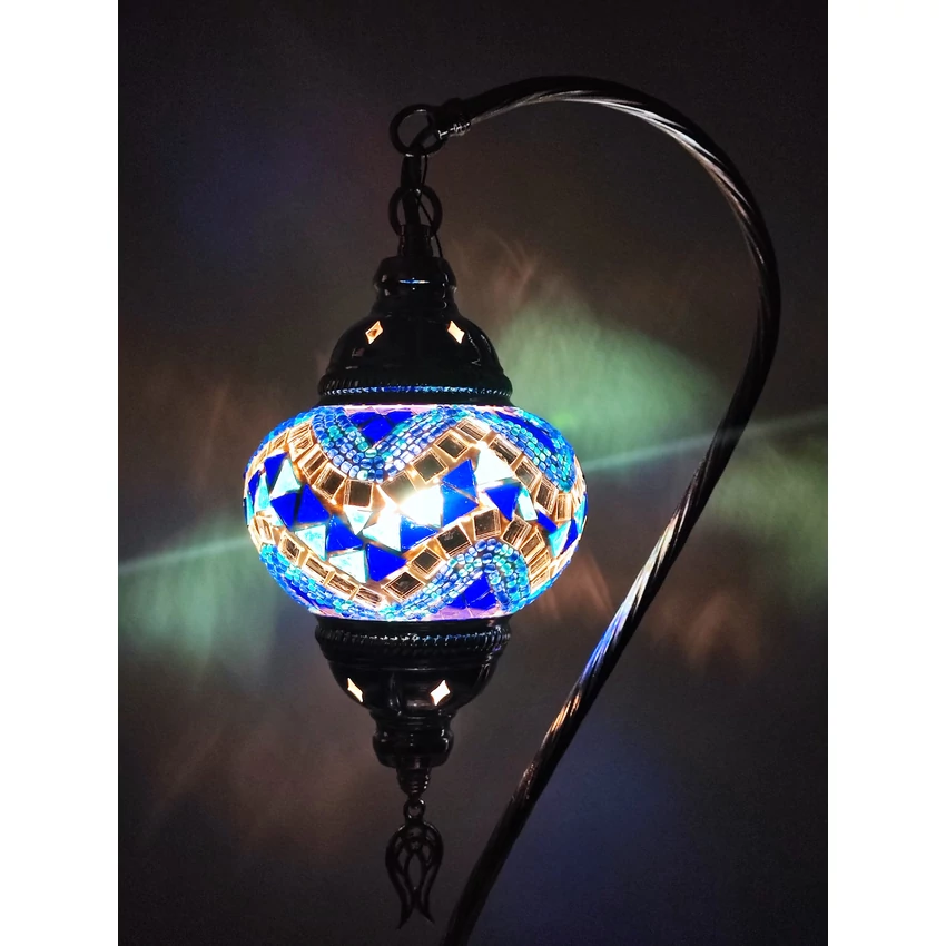 Török mozaik lámpa "swan" - ezüst, N.o.2.