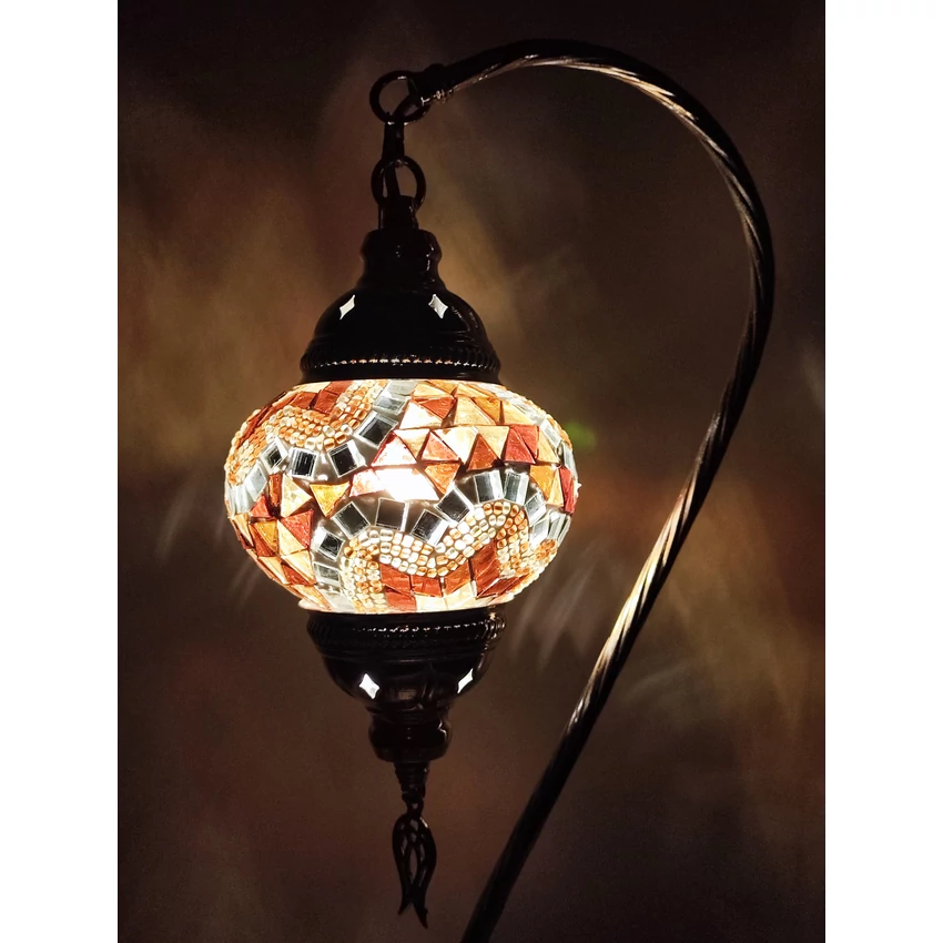 Török mozaik lámpa "swan" - ezüst, N.o.3.