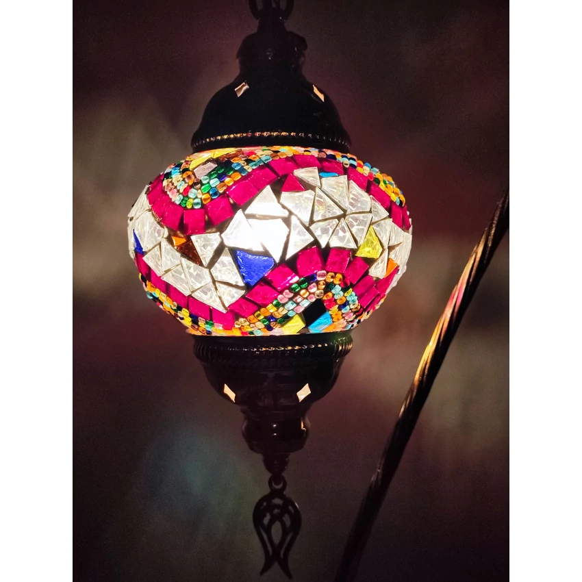 Török mozaik lámpa "swan" közepes - arany, N.o.2.