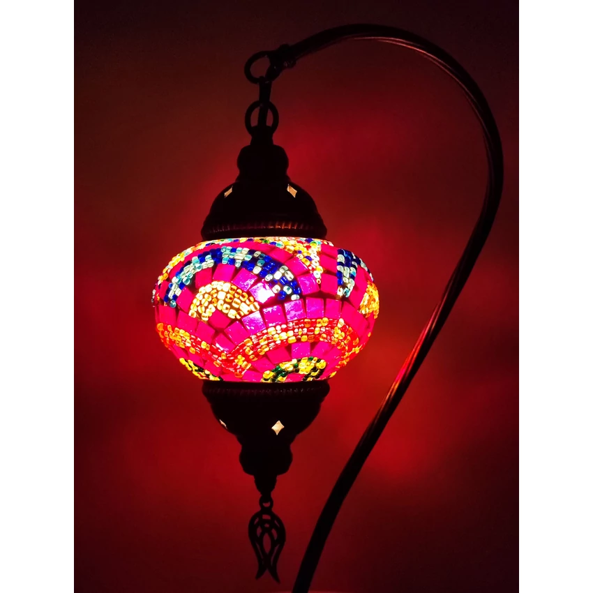 Török mozaik lámpa "swan" - bronz, N.o.1.
