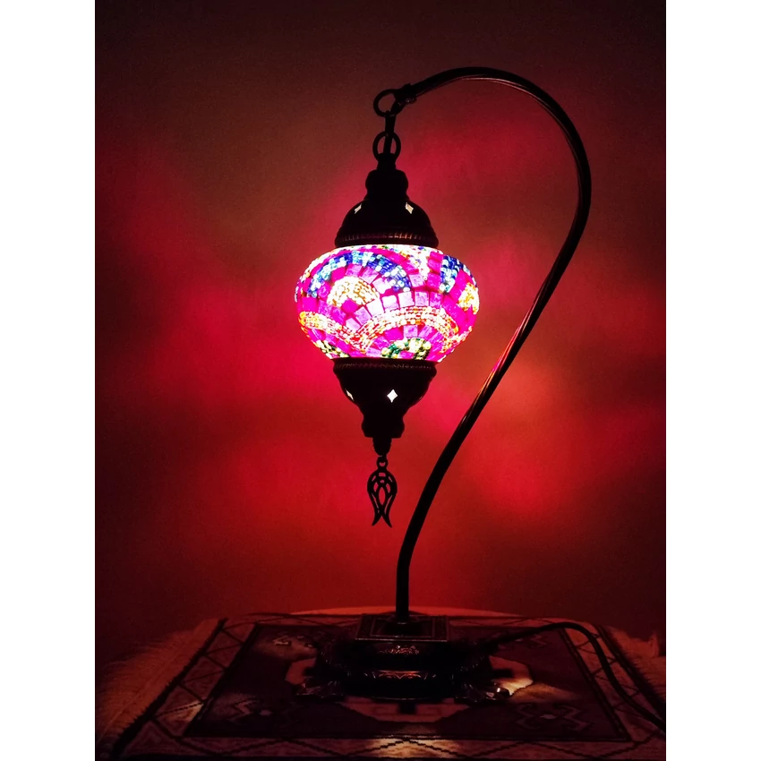 Török mozaik lámpa "swan" - bronz, N.o.1.