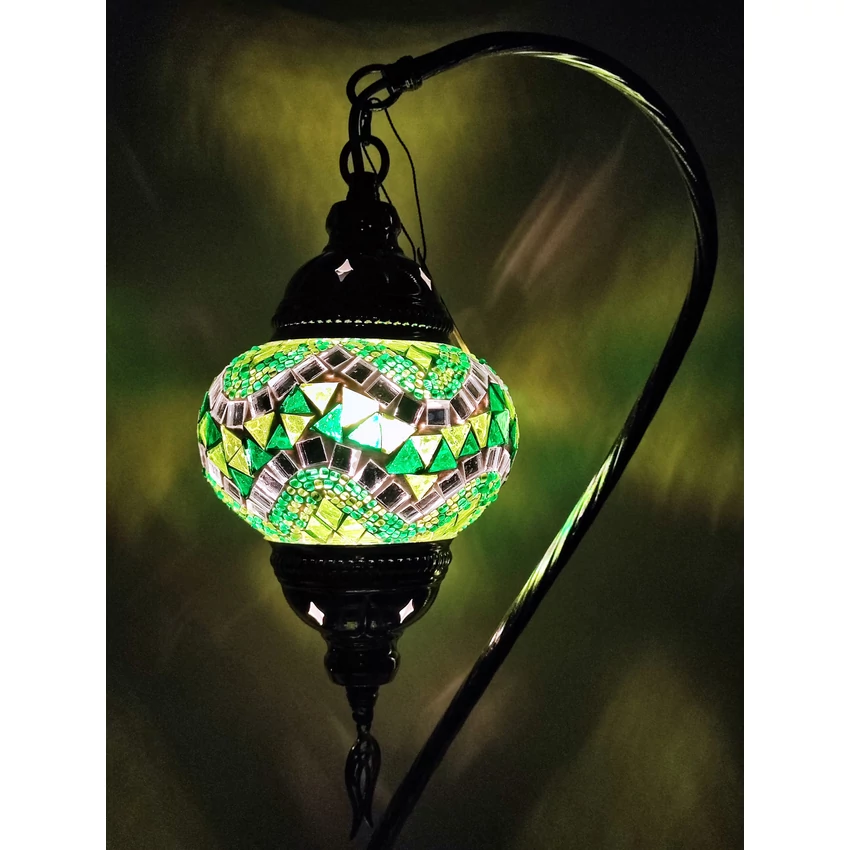 Török mozaik lámpa "swan" - ezüst, N.o.1.