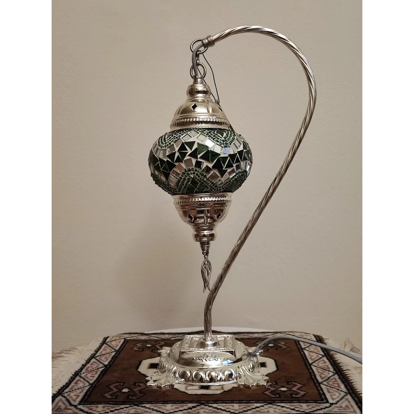 Török mozaik lámpa "swan" - ezüst, N.o.1.