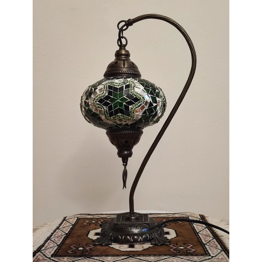 Török mozaik lámpa "swan" - nagy, bronz No.1.