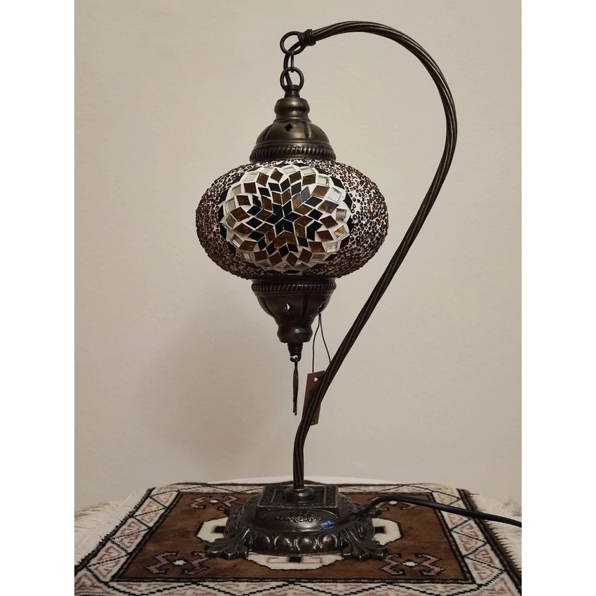 Török mozaik lámpa "swan" - nagy, bronz No.3.