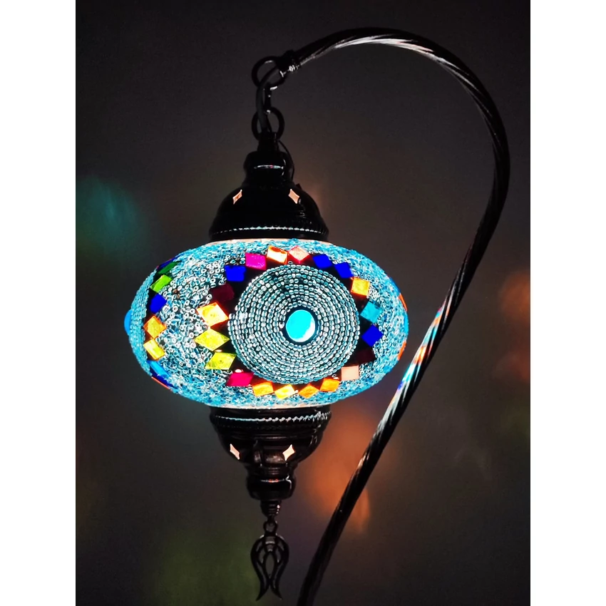 Török mozaik lámpa "swan" - nagy, ezüst No.3.