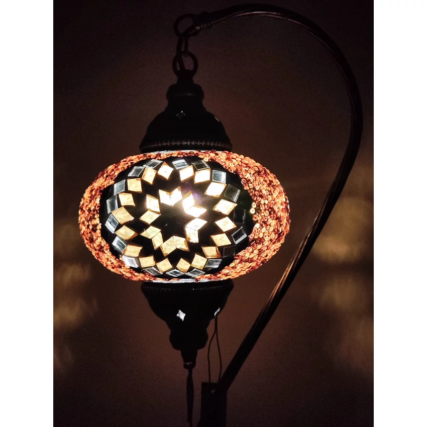 Török mozaik lámpa "swan" - nagy, bronz No.3.