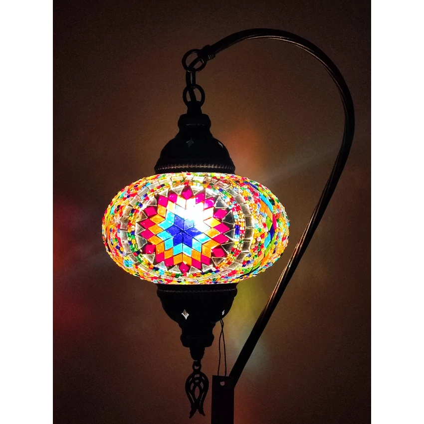 Török mozaik lámpa "swan" - nagy, bronz No.2.